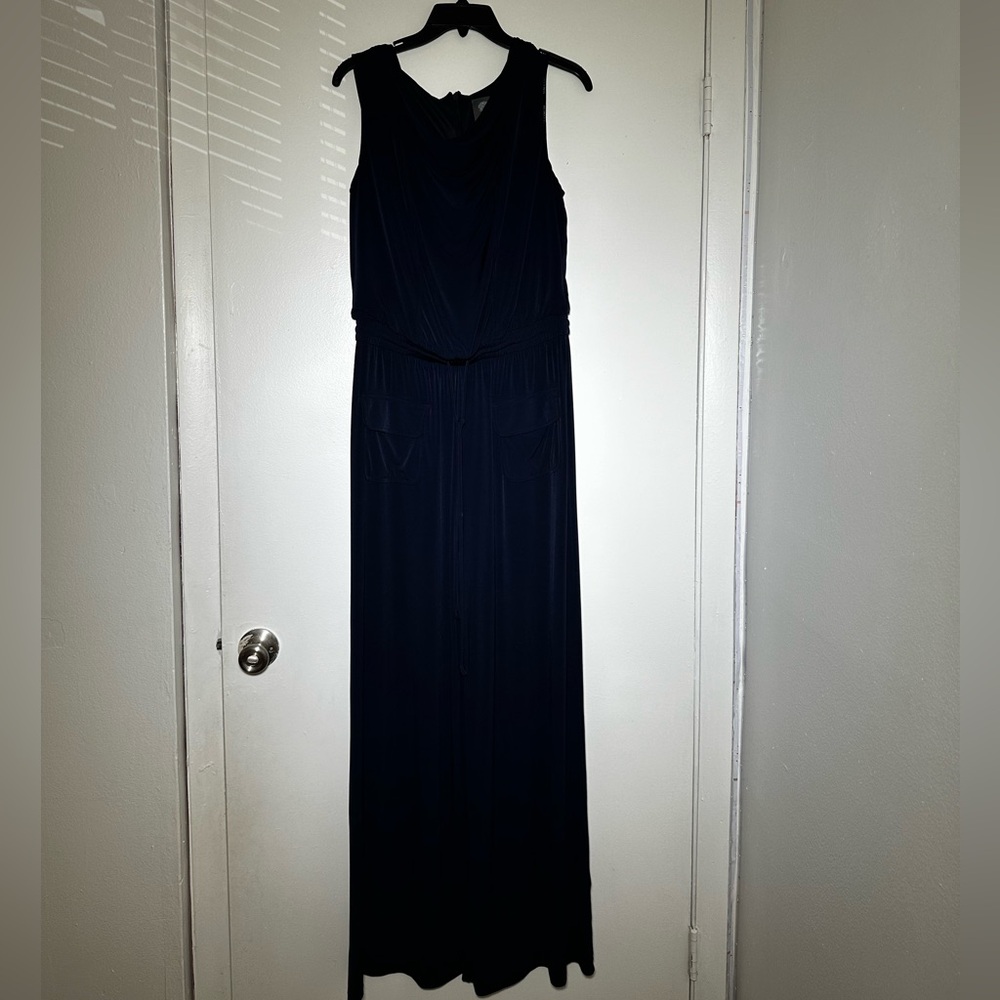 Navy blue jumpsuit